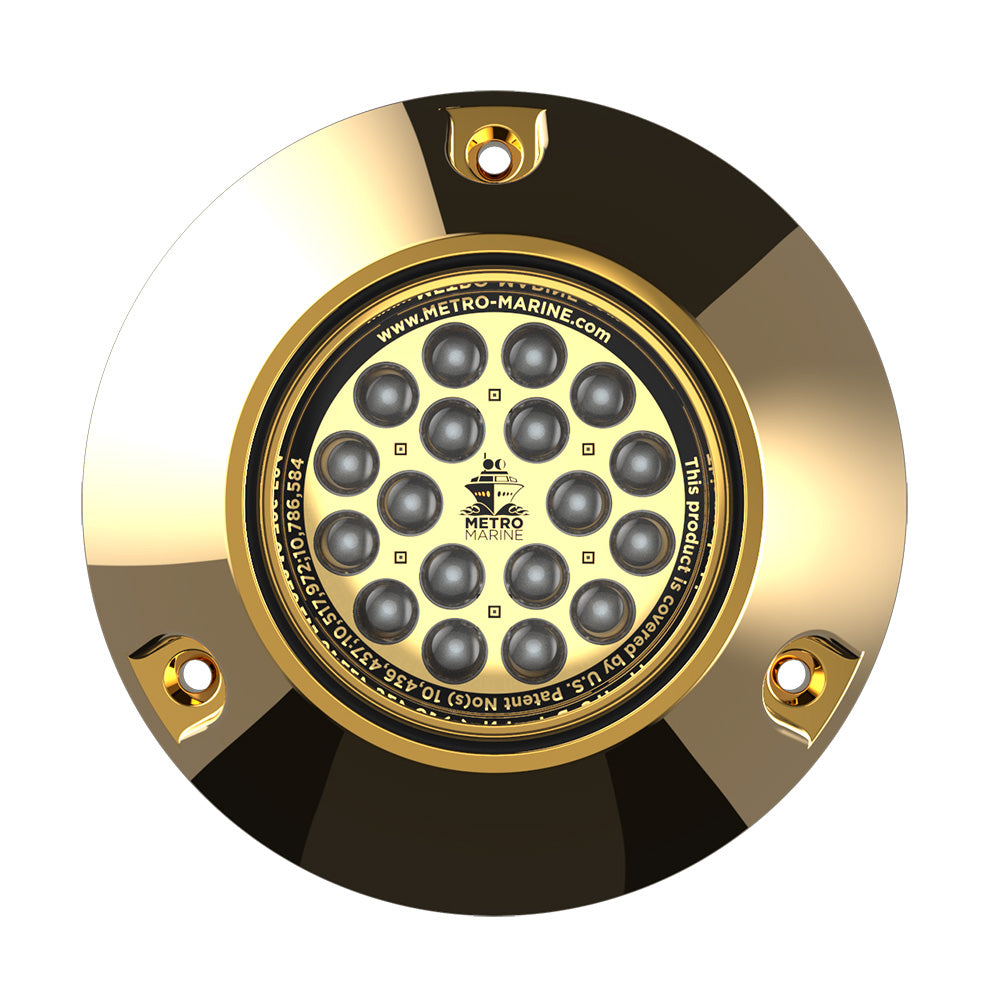 Metro Marine High-Output Submersible Underwater Light w/Intelligent Monochromatic LED's - Green, 90? Beam