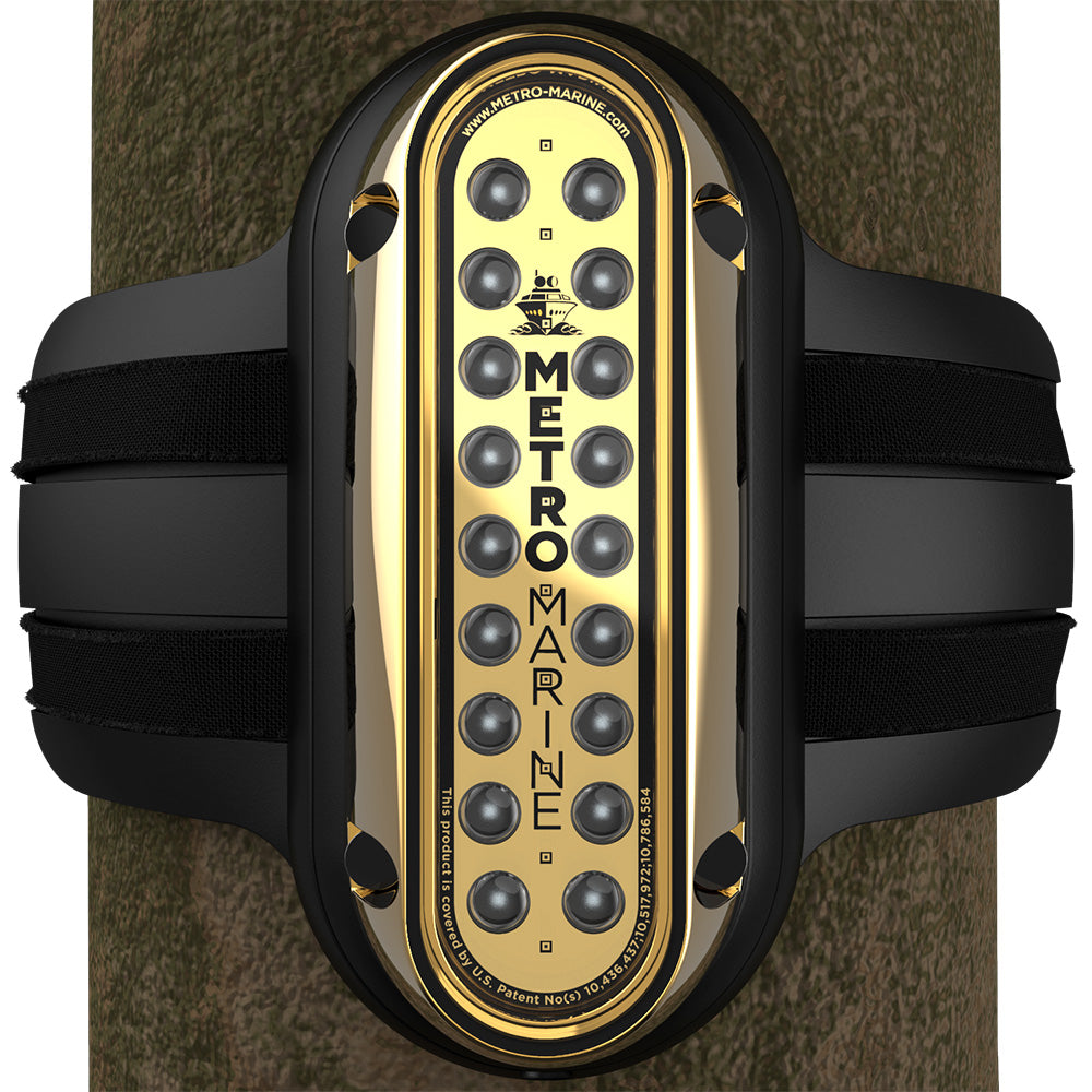 Metro Marine High-Output Vertical Piling Mount Light w/Intelligent Monochromatic LED's - Blue, 90? Beam