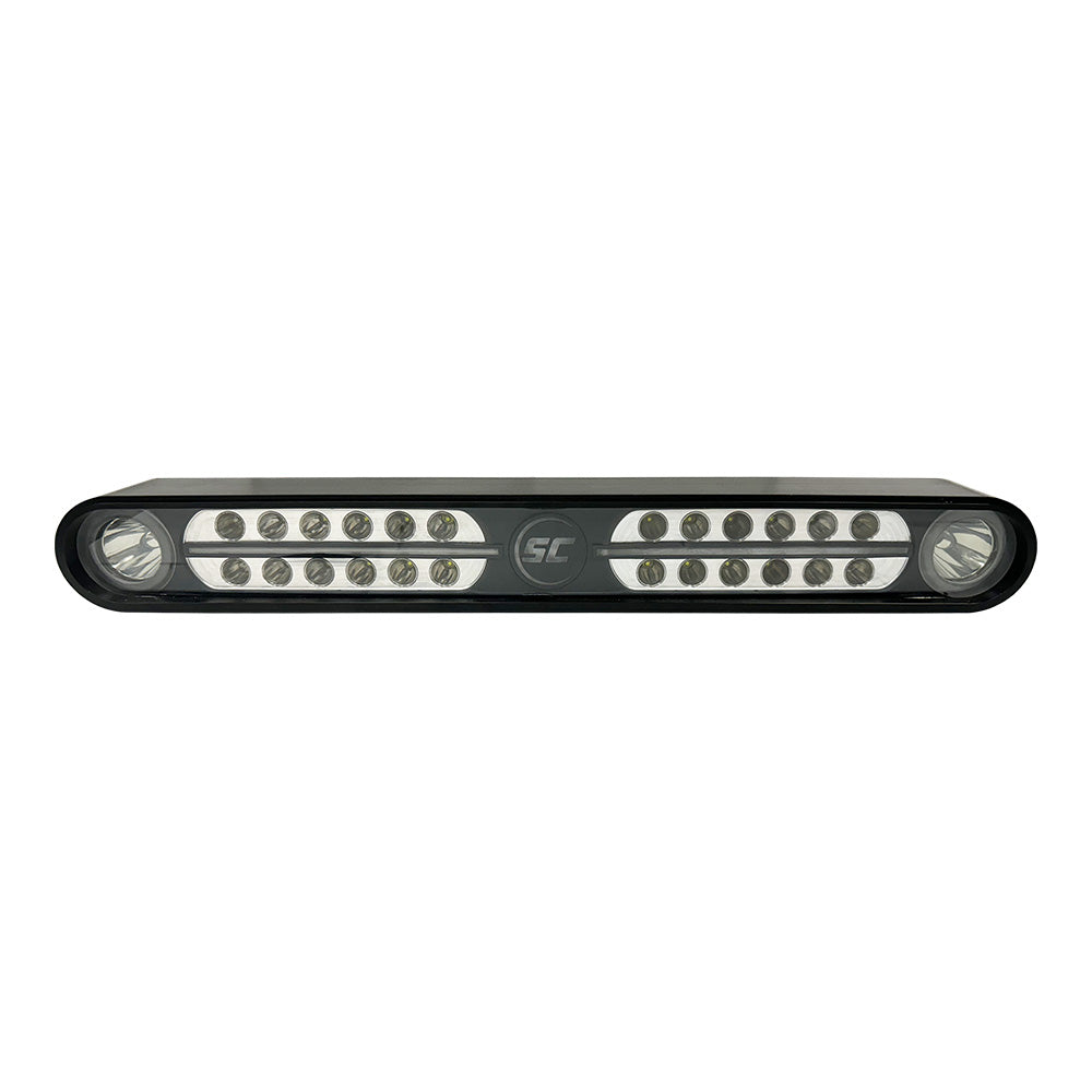 Shadow-Caster Eagle Ray LED Light Bar - Black Housing & Dual Optics