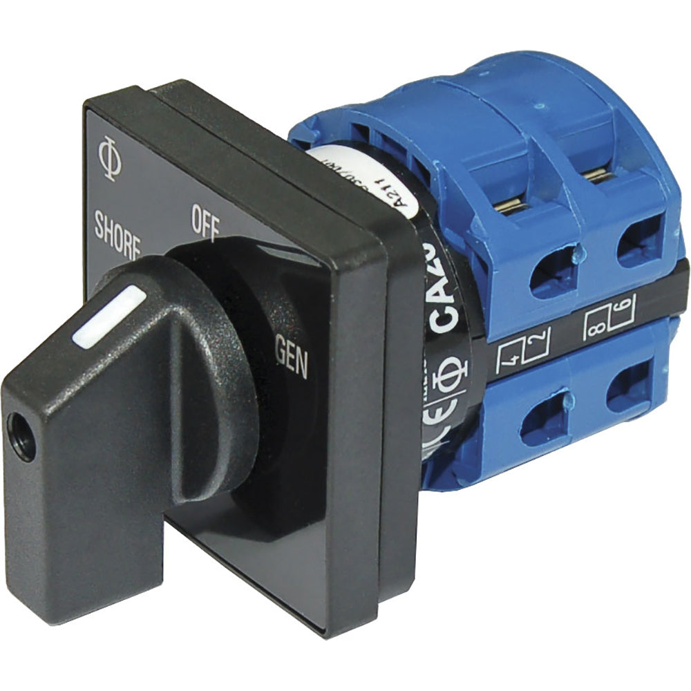Blue Sea Rotary Switch 120VAC 30 Amp Off + 2 Position