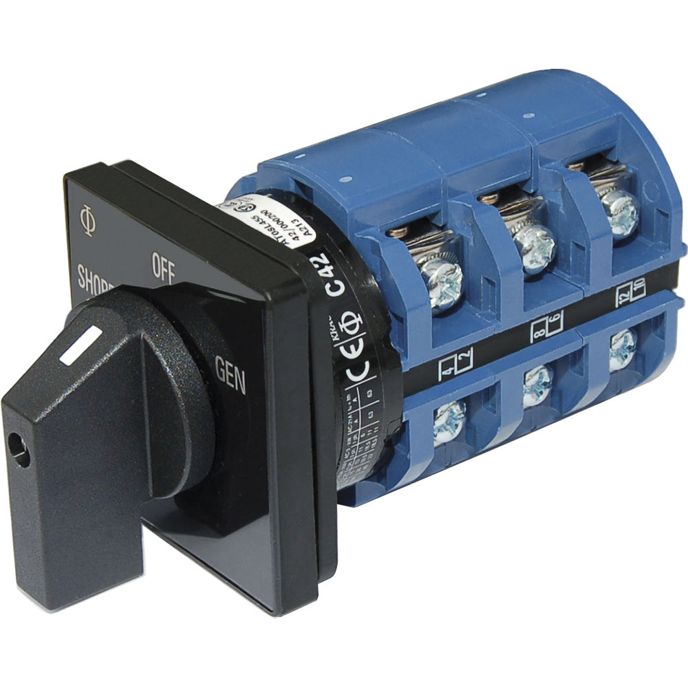 Blue Sea Rotary Switch 240VAC 65 Amp Off + 2 Position