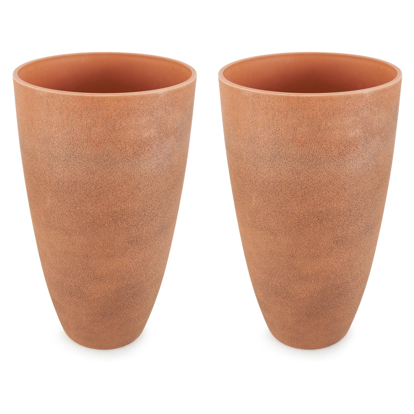 Algreen 43729 Acerra Weatherproof Recycled Composite Vase Planter Pot (2 Pack)