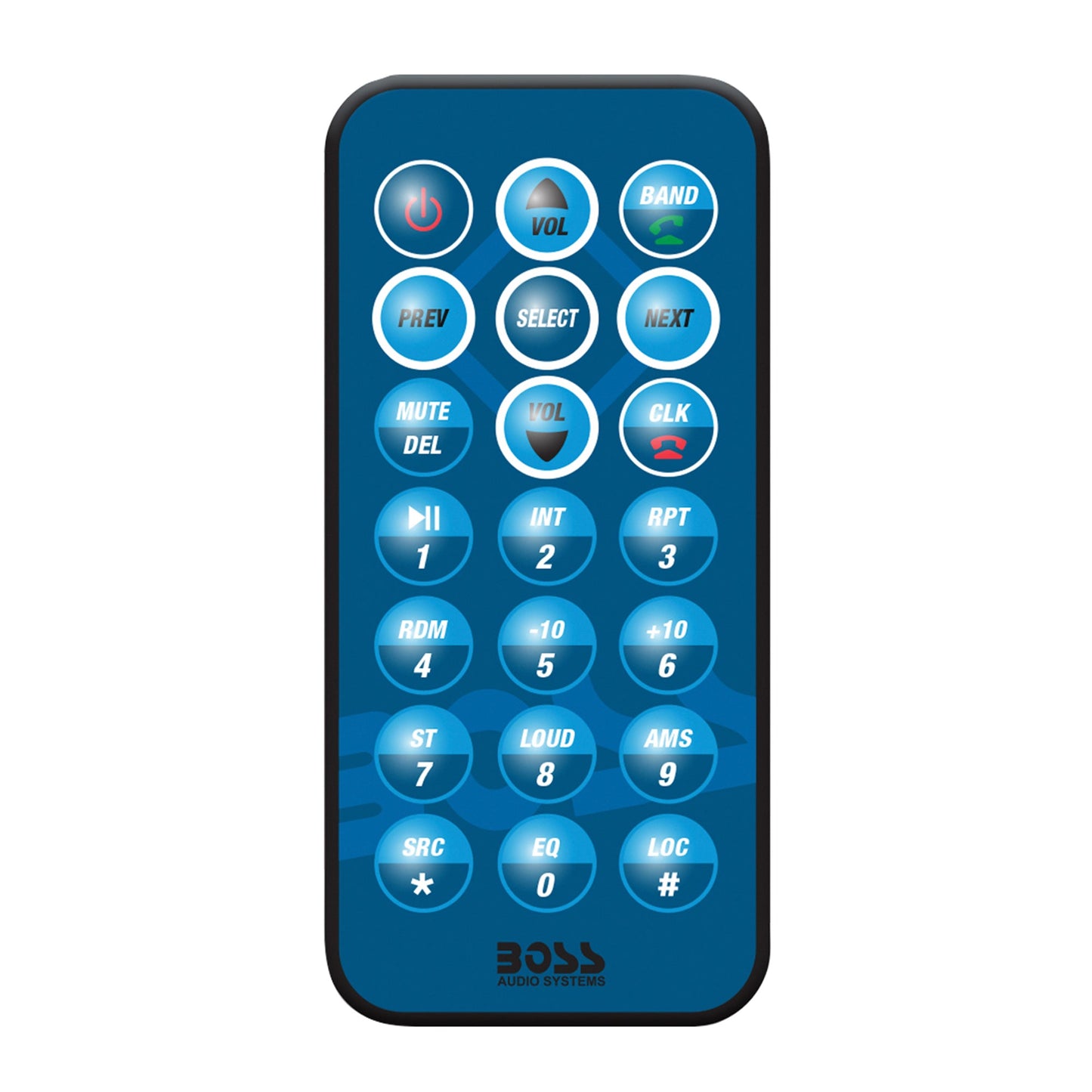 BOSS Audio Single-DIN Mech-Less Marine Audio Bluetooth Multimedia Player, White
