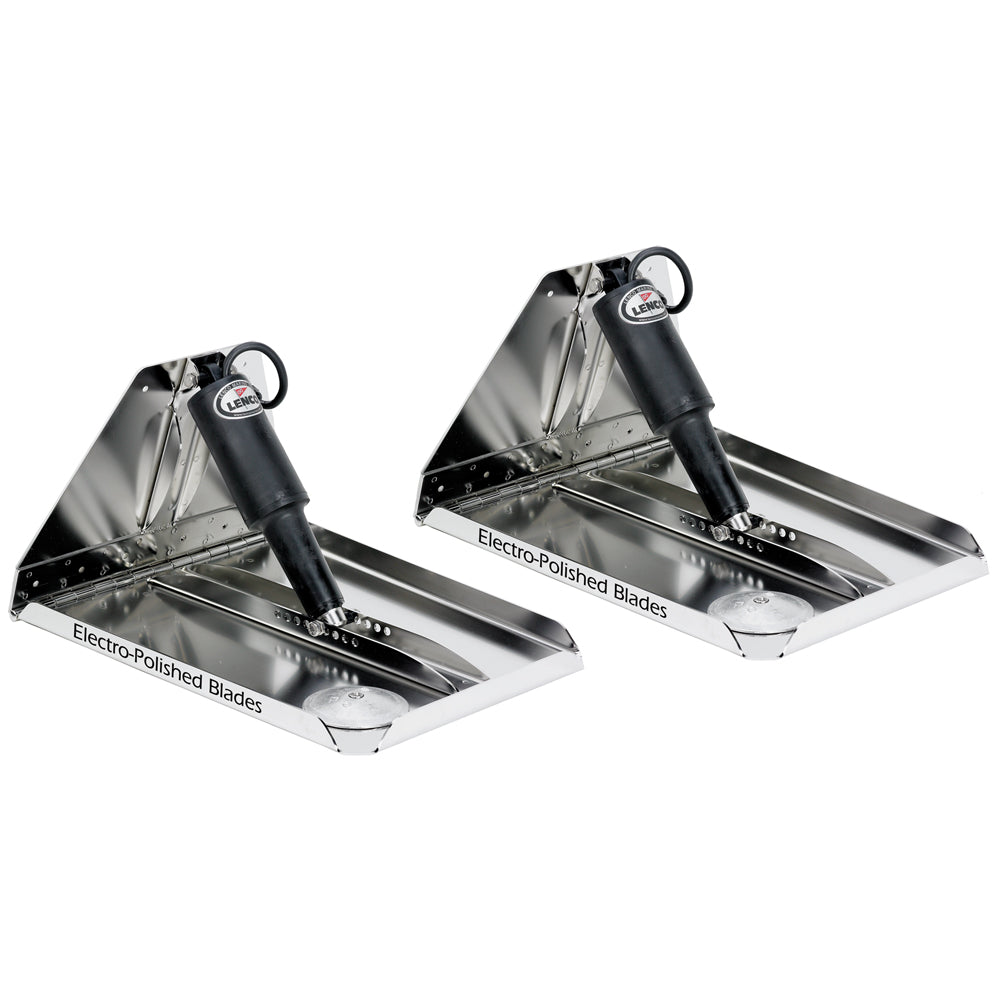 Lenco 12"x12" Heavy Duty Trim Tab Kit 12v Requires Switch