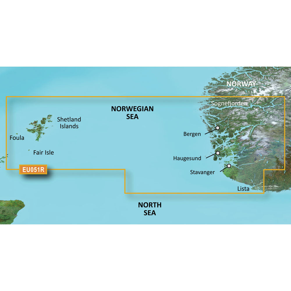 Garmin BlueChart? g3 Vision? HD - VEU051R - Lista - Sognefjorden - microSD*/SD*