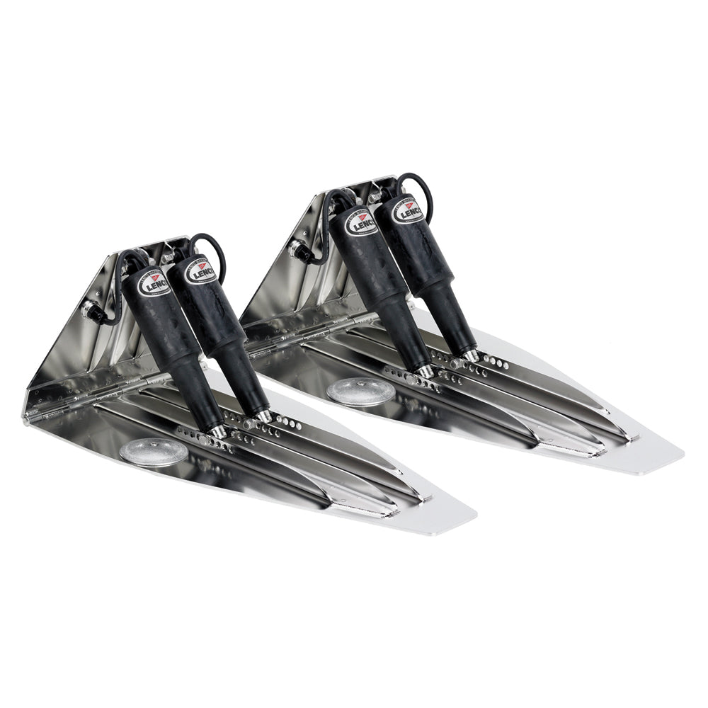 Lenco 25"x14" High Performance Trim Tab Kit 12v Dual Actuator Requires Switch