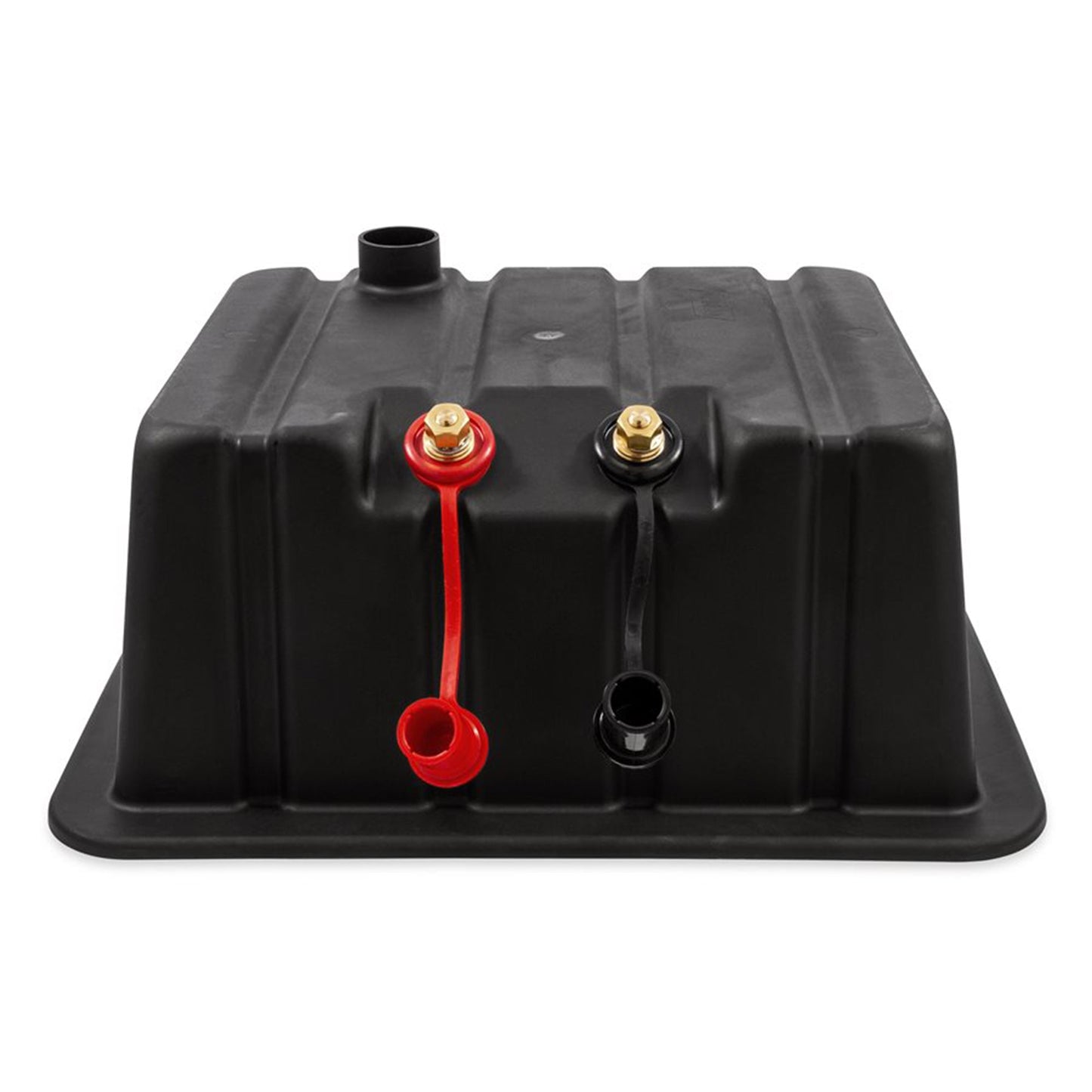 Camco Vented RV/Marine Double SideBySide Durable Polymer Battery Box Set, Black