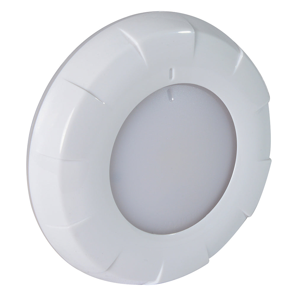 Lumitec Aurora Dome Light White/Red LED Light White Finish 12/24v