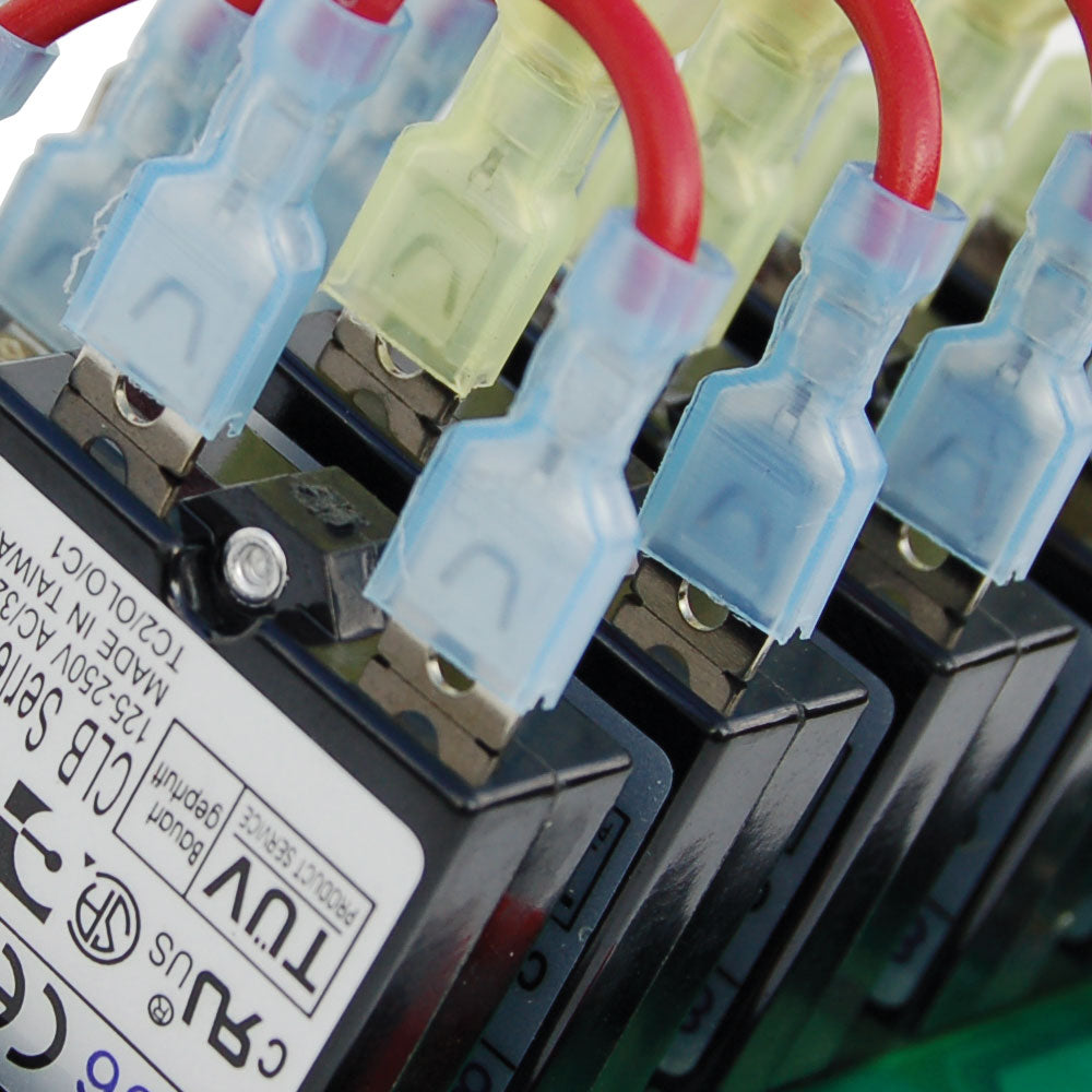 Blue Sea Weather Deck Panel 12v 8 Circuit Breaker Panel