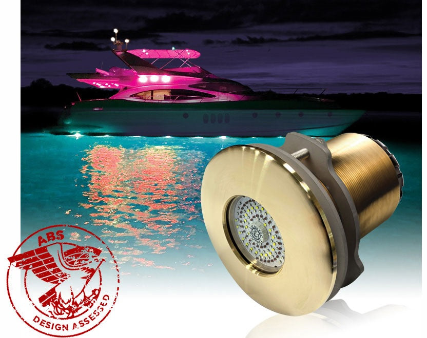 Lumitec Typhoon Spectrum Flush Mount 12/24v RGBW LED Underwater