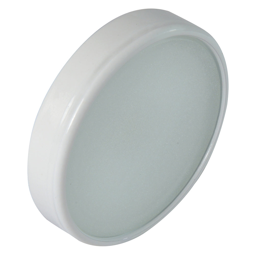 Lumitec Halo Flush Mount 5k White LED Down Light White Housing 12/24vDC