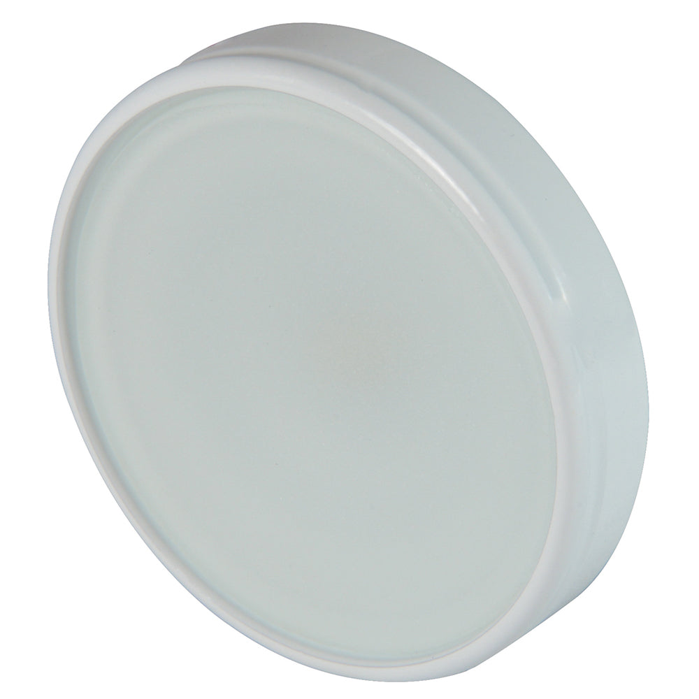 Lumitec Halo Flush Mount 5k White LED Down Light White Housing 12/24vDC