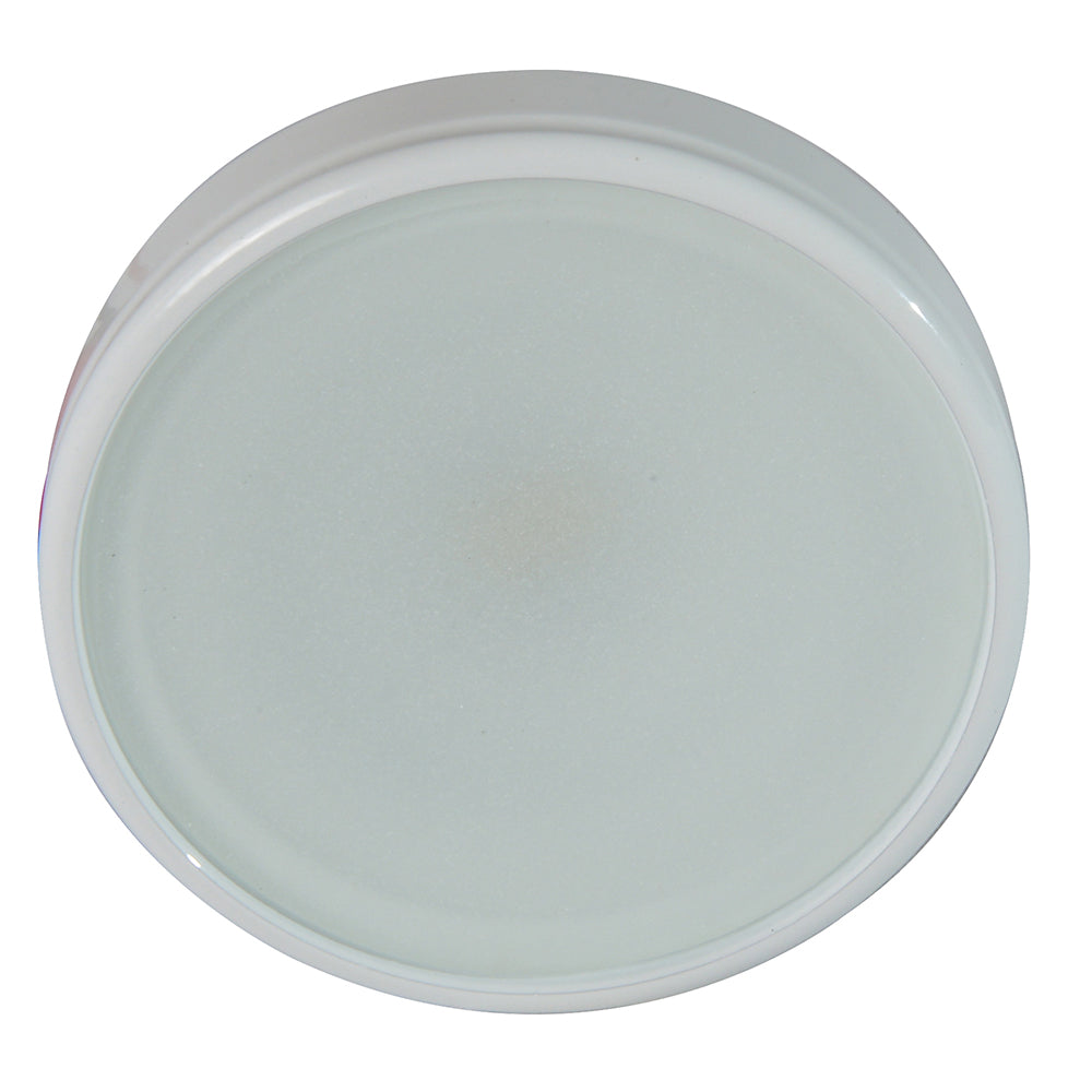 Lumitec Halo Flush Mount 5k White LED Down Light White Housing 12/24vDC