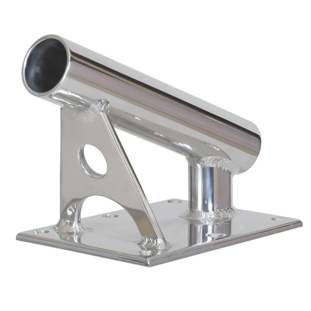 Lee's MX Pro Series Fixed Angle Center Rigger Holder - 22? - 1.5" ID - Bright Silver