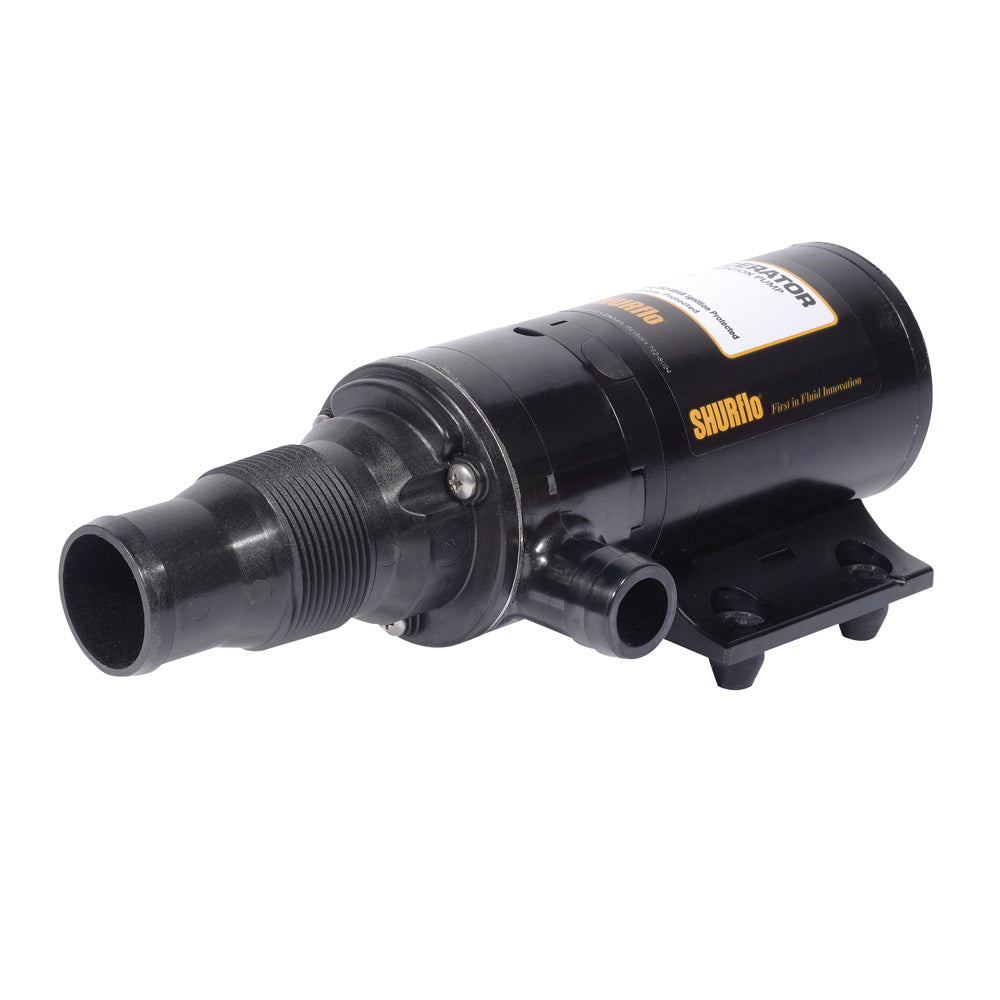 Shurflo by Pentair MACERATOR Pump w/180? Port - 12 VDC, 13 GPM