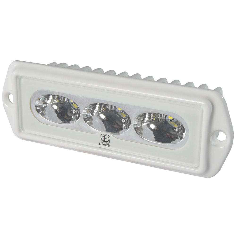 Lumitec CapriLT Floodlight White LED Flush Mount White Finish 12/24v
