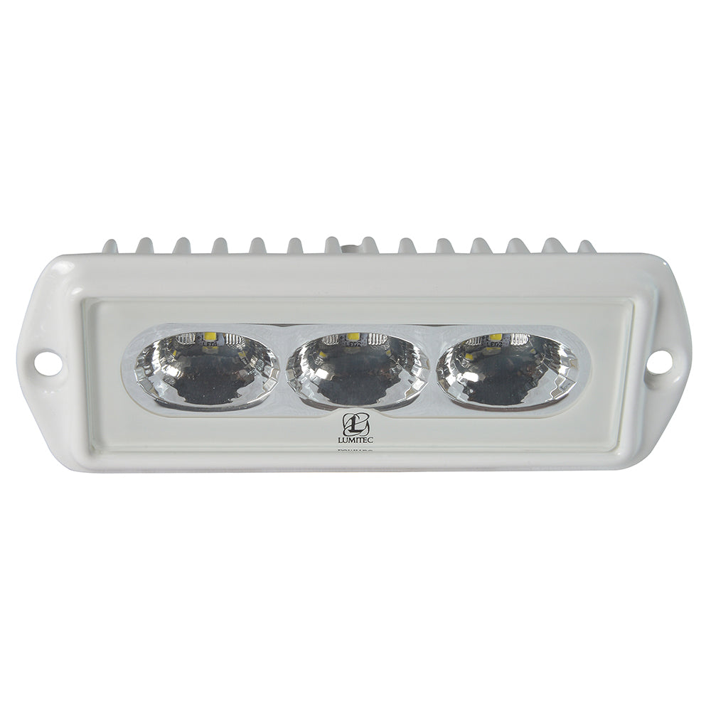 Lumitec CapriLT Floodlight White LED Flush Mount White Finish 12/24v