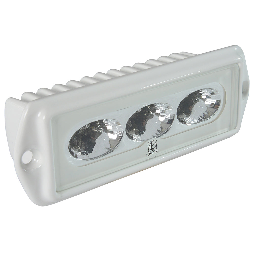 Lumitec CapriLT Floodlight White LED Flush Mount White Finish 12/24v