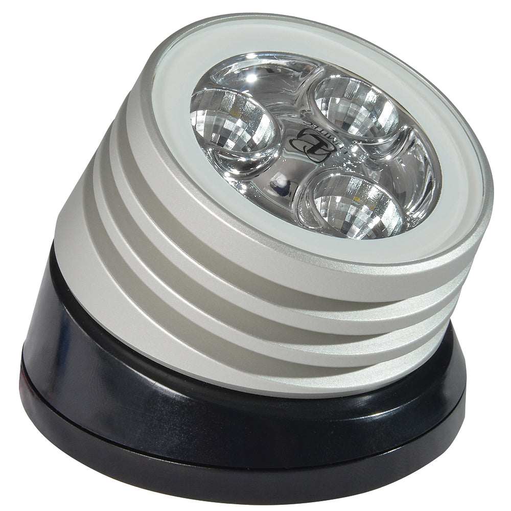 Lumitec Zephyr Deck Light White LED Speader Light Black Base
