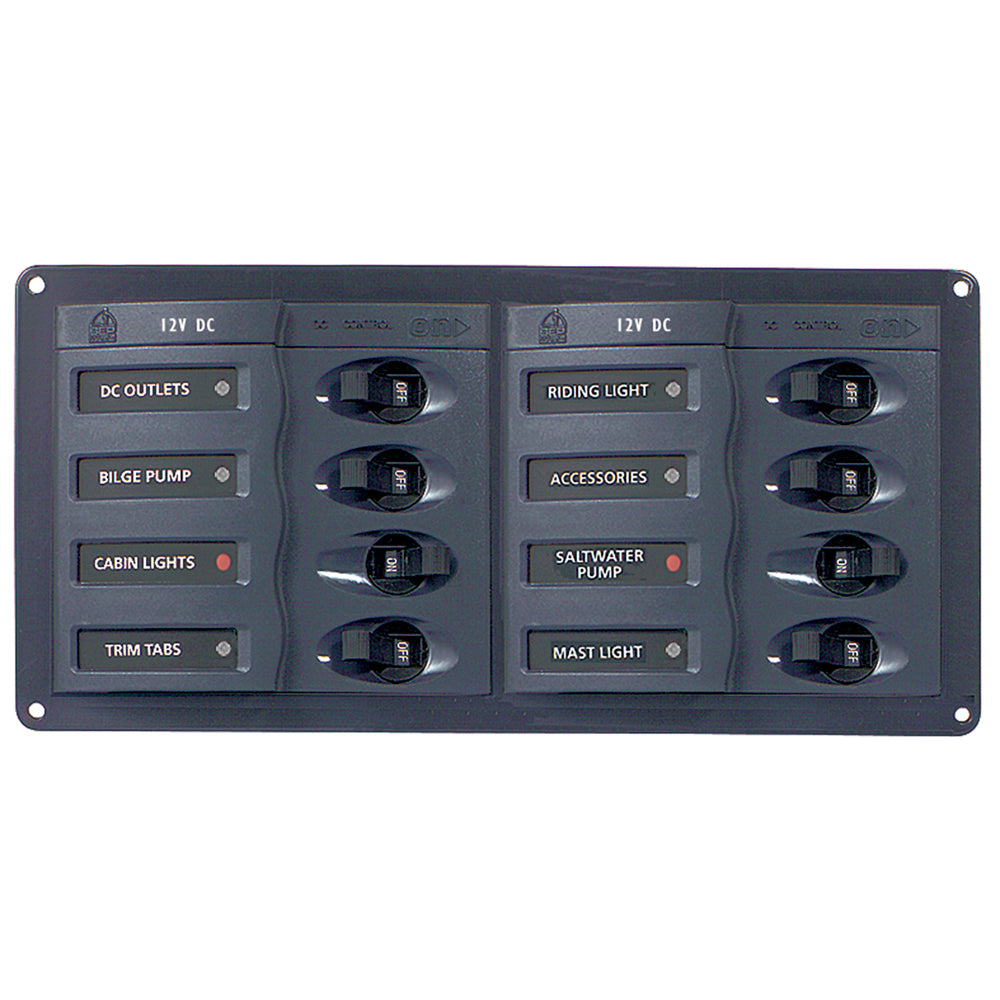 BEP 901H 8 Way DC Circuit Breaker Panel Horizontal