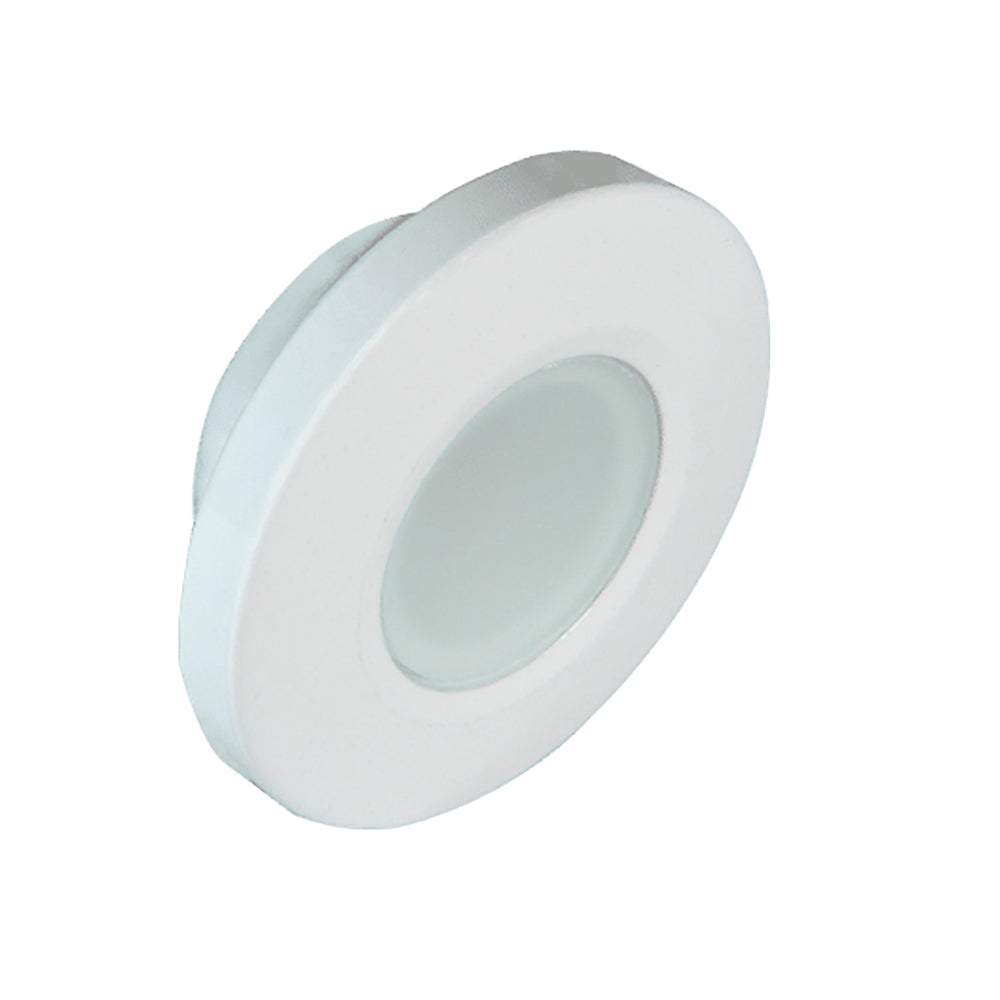 Lumitec Orbit Down Light W/B/R LED White Finish