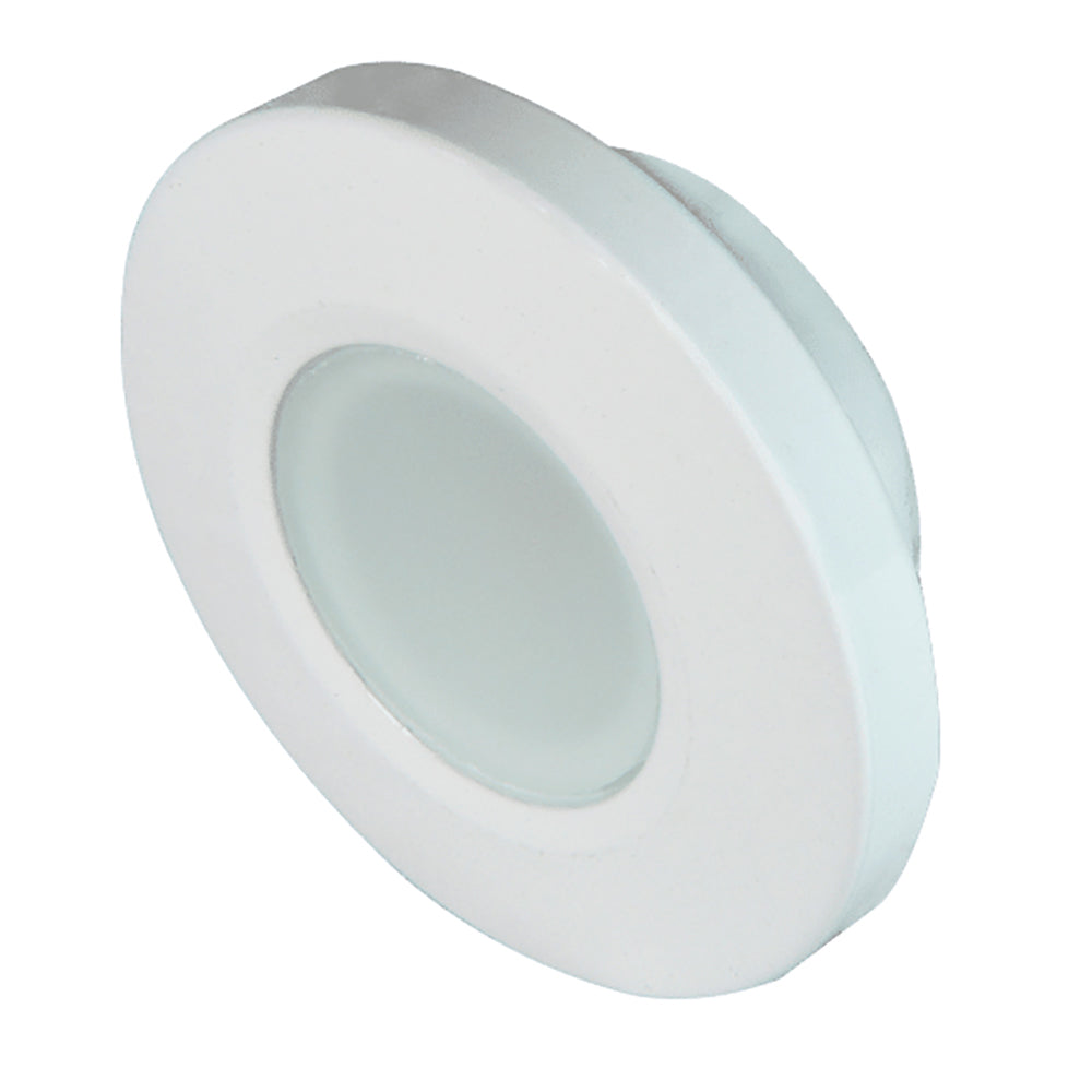 Lumitec Orbit Down Light W/B/R LED White Finish