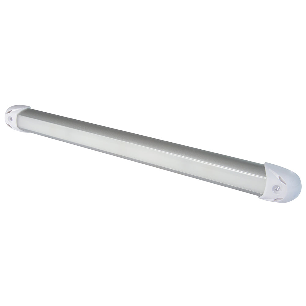 Lumitec RAIL2 12" Rail Light Spectrum RGBW LED Brushed Finish 12/24v