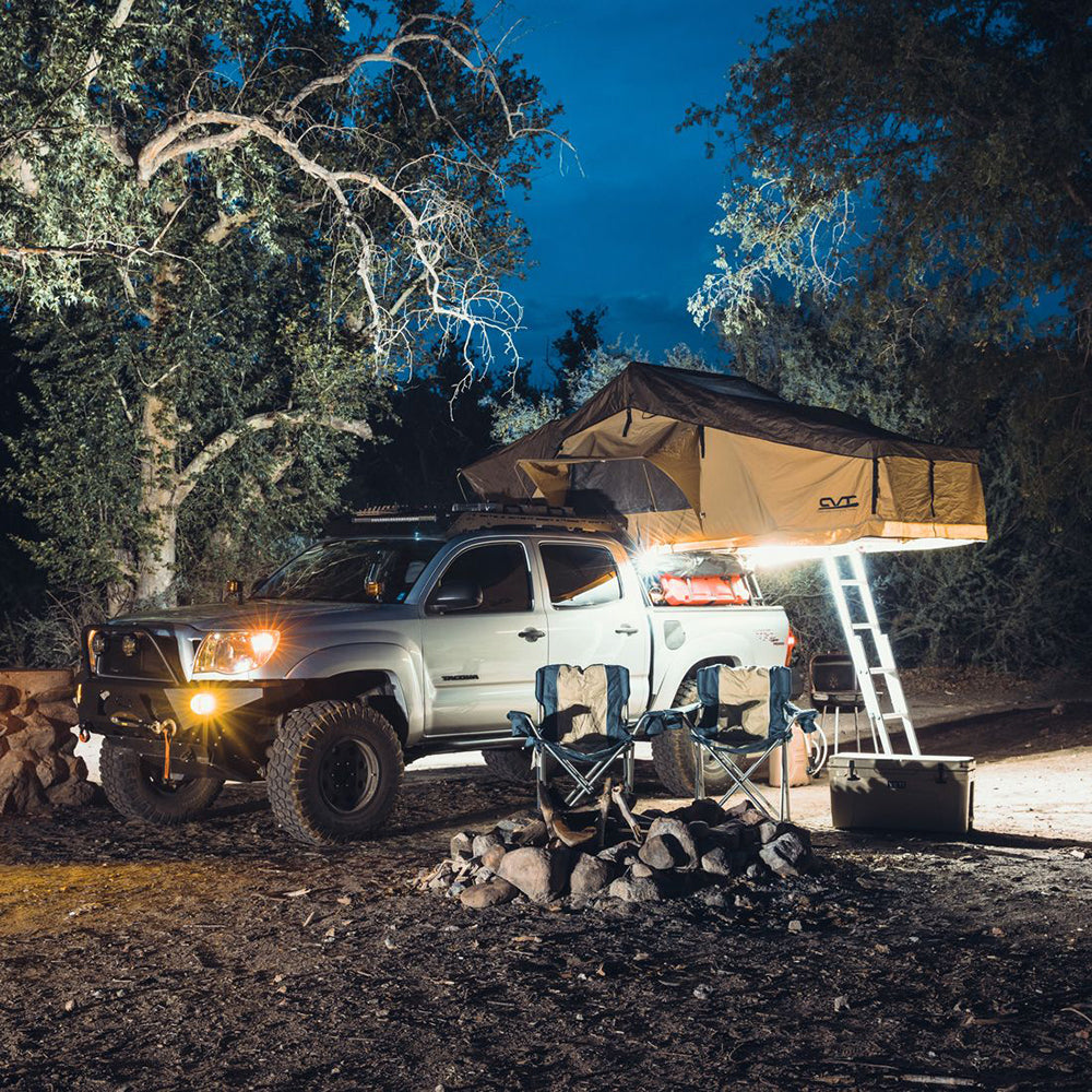 RIGID Industries Radiance Scene Lights - Surface Mount Pair - Black w/Blue LED Backlight