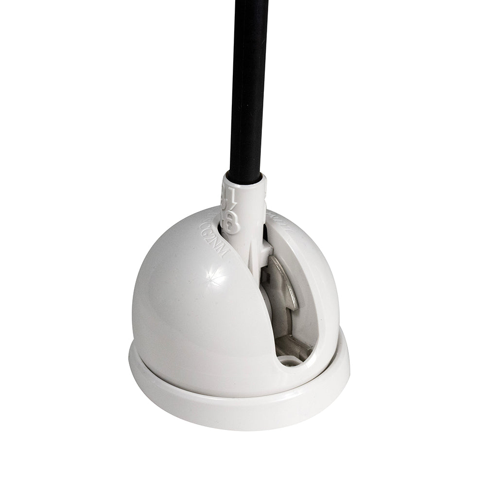 Lumitec Contour 39" Anchor Light, Black Sleeve White Base 12/24vDC