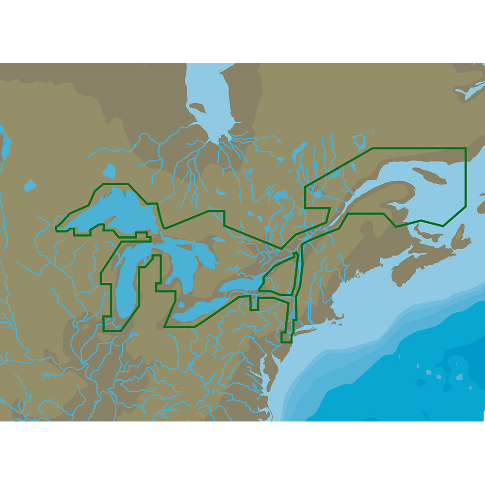 C-MAP 4D NA-D061 Great Lakes & St Lawrence Seaway -microSD/SD