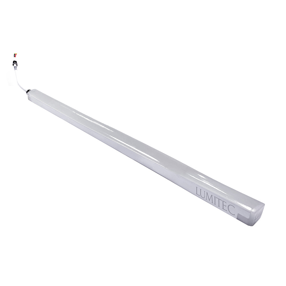 Lumitec Moray Flex Strip Light RGBW 4.5' 10-14vDC White Finish
