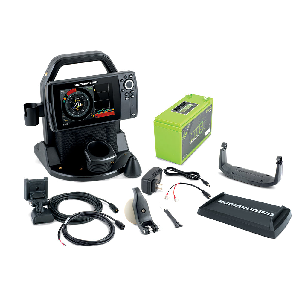 Humminbird HELIX7 CHIRP G4 ICE Sonar GPS All Seasons Kit
