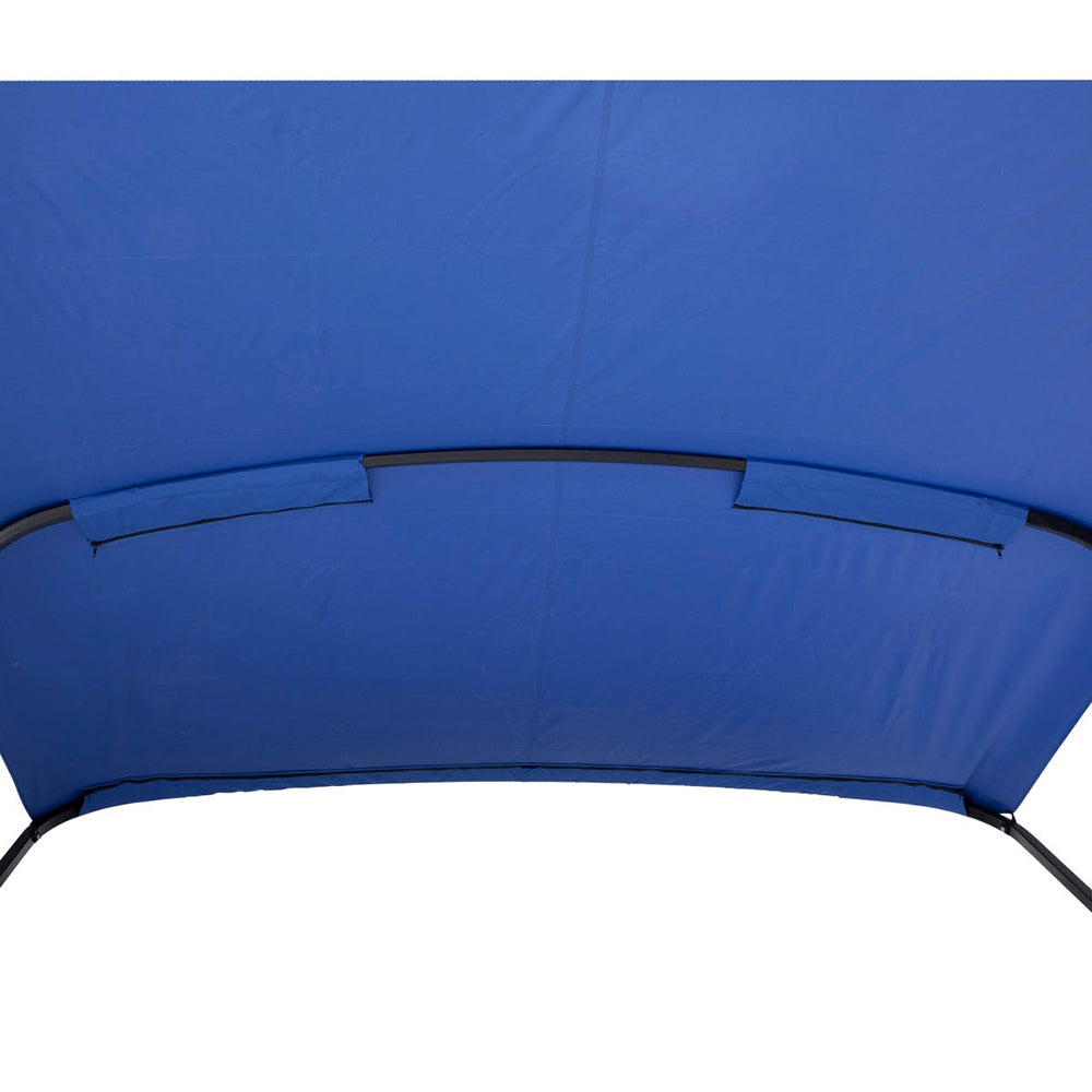 SureShade Power Bimini - Black Anodized Frame - Pacific Blue Fabric
