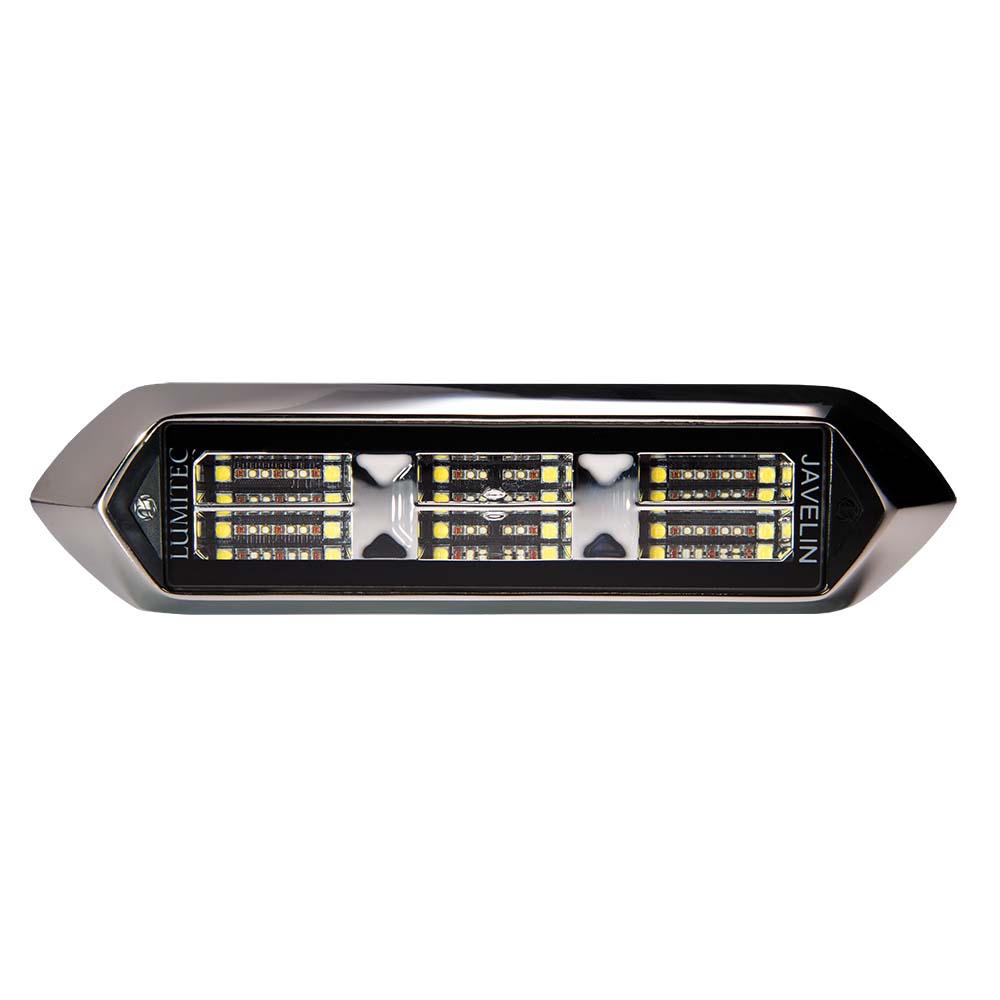 Lumitec Javelin 600X Spectrum RGBW LED Surface Mount Polished Housing 12/24v