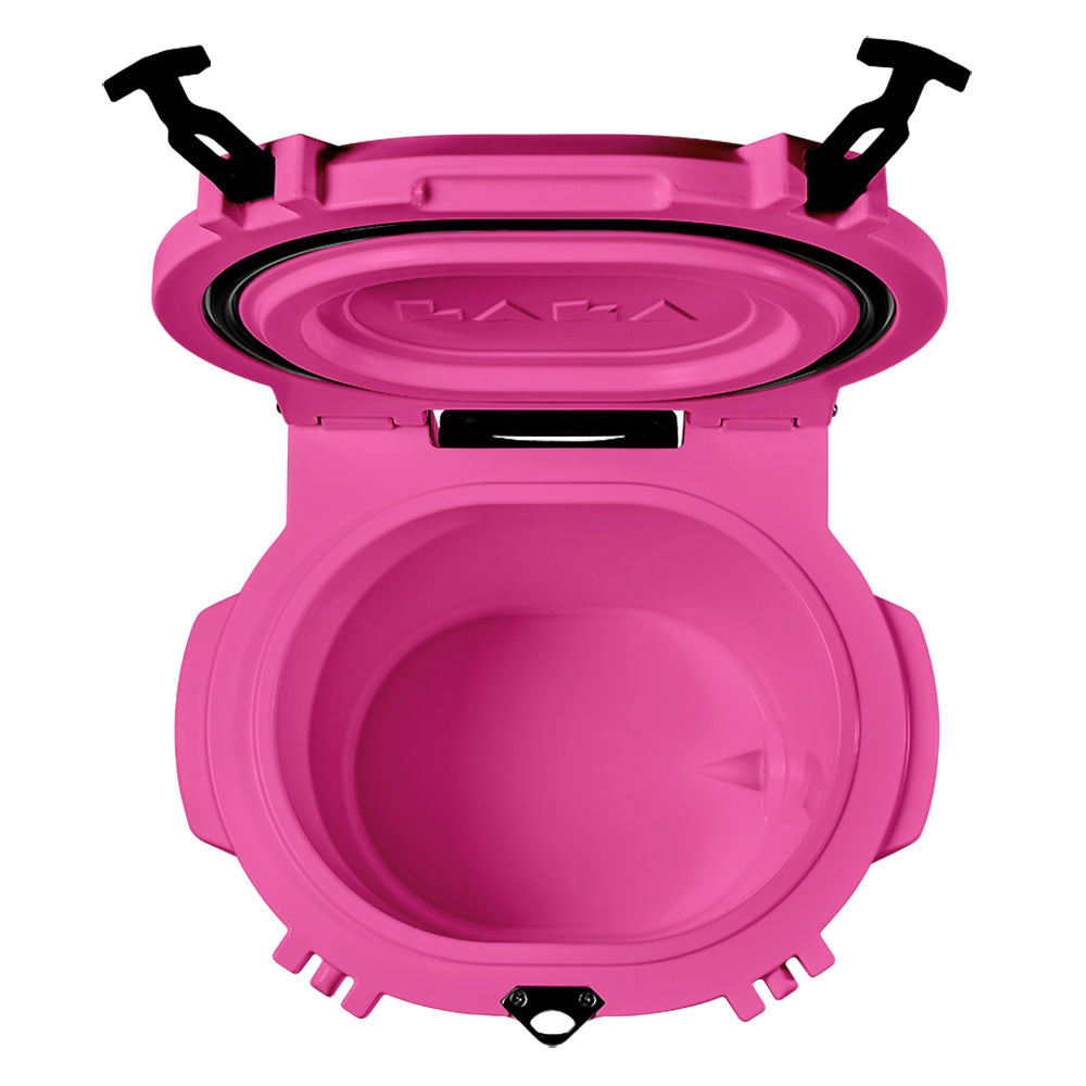 LAKA Coolers 30 Qt Cooler w/Telescoping Handle & Wheels - Pink