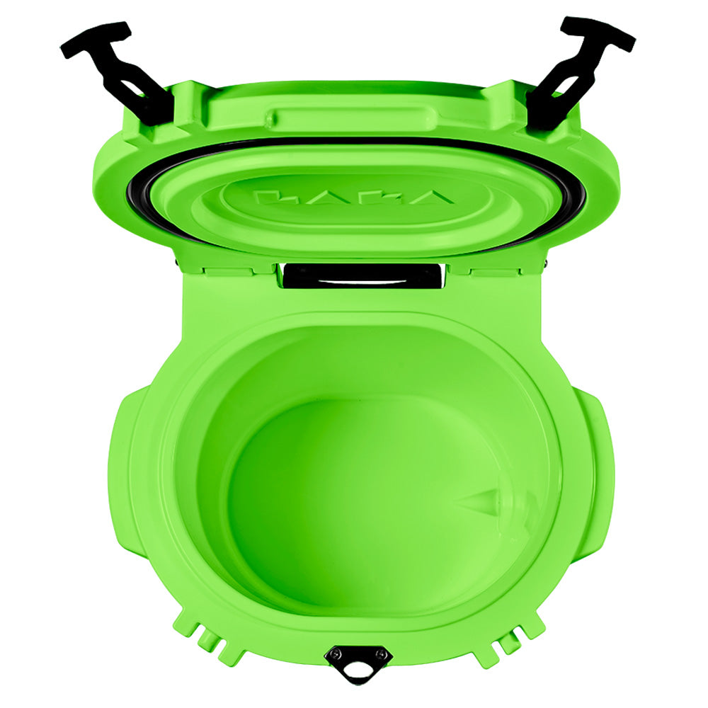 LAKA Coolers 30 Qt Cooler w/Telescoping Handle & Wheels - Lime Green