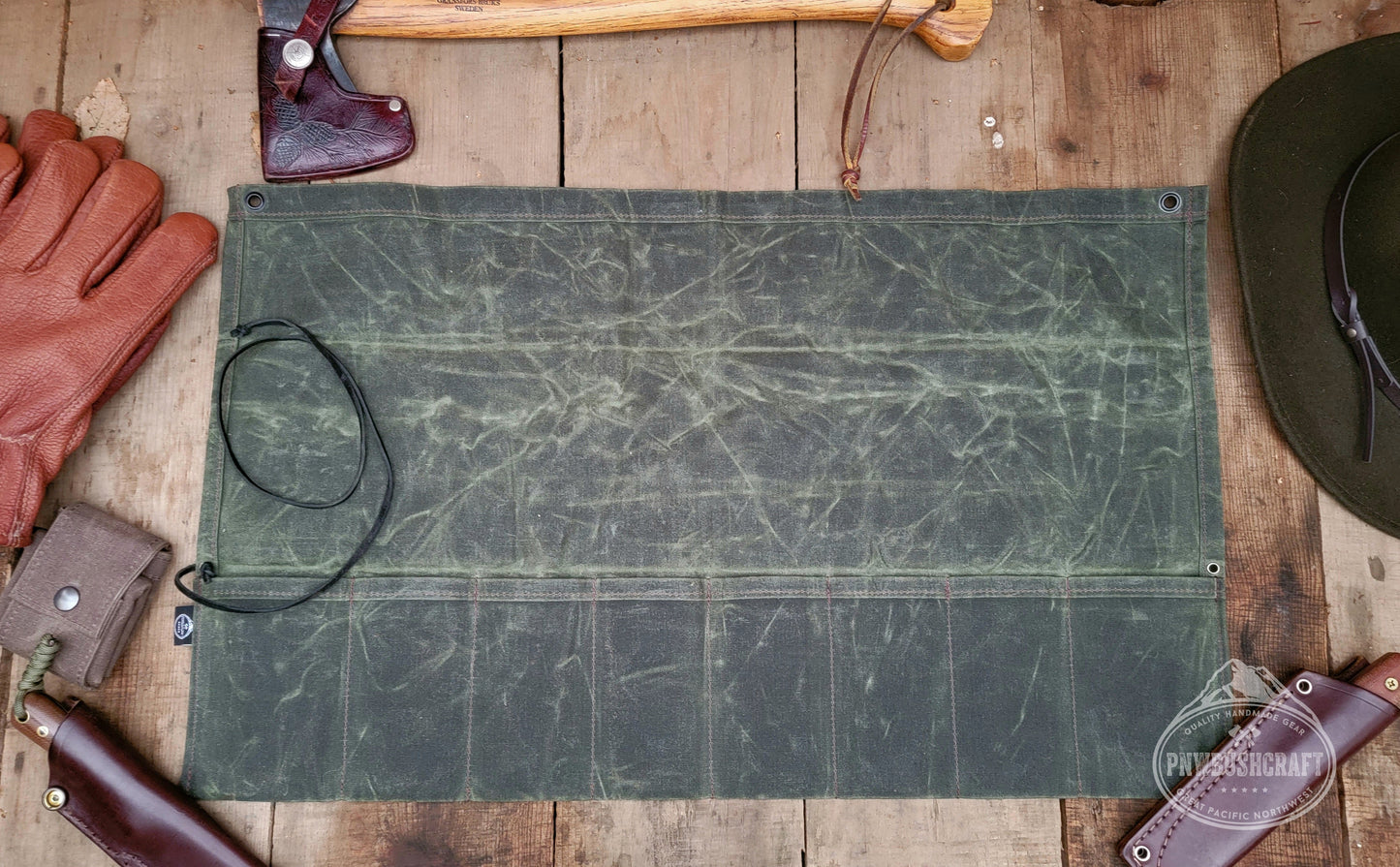 The Birch Waxed Canvas Roll Up by PNWBUSHCRAFT
