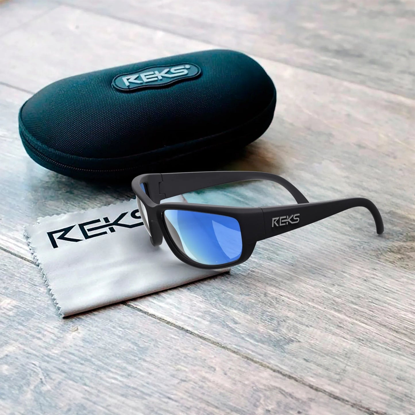 Wrap Large Polarized Polycarbonate Sunglasses