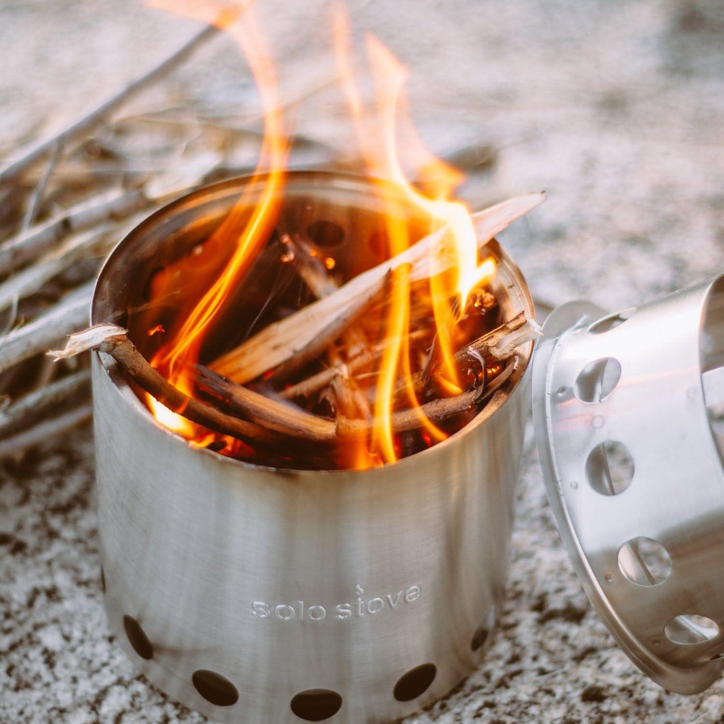 Solo Stove Lite/Titan/Campfire Camping Stove Portable Stove for Backpacking Outdoor Cooking