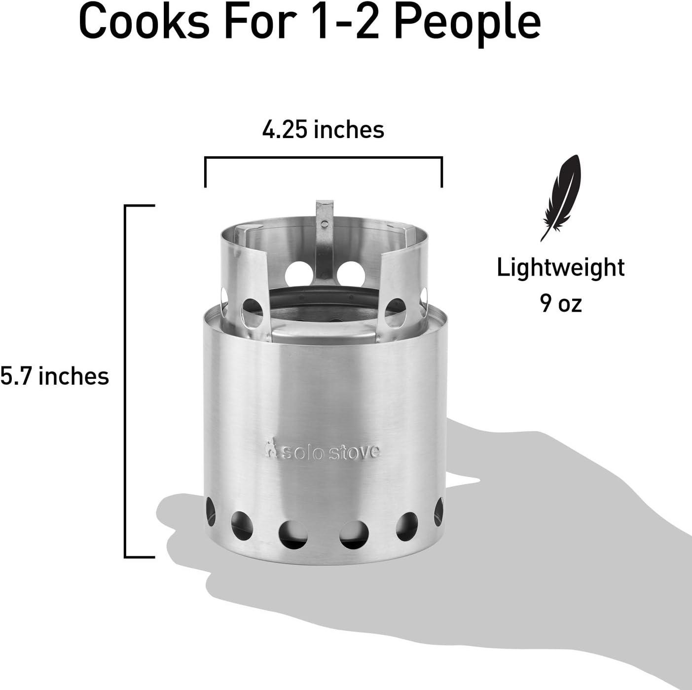 Solo Stove Lite/Titan/Campfire Camping Stove Portable Stove for Backpacking Outdoor Cooking