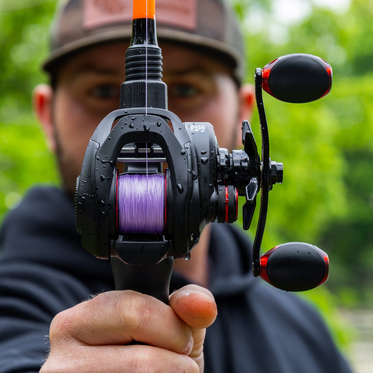 Reaction Tackle Braided Fishing Line - Purple - NEW