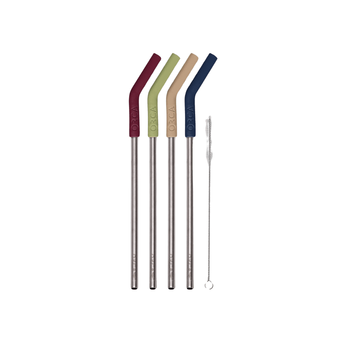 COZY COLORS STRAW SET OF 4