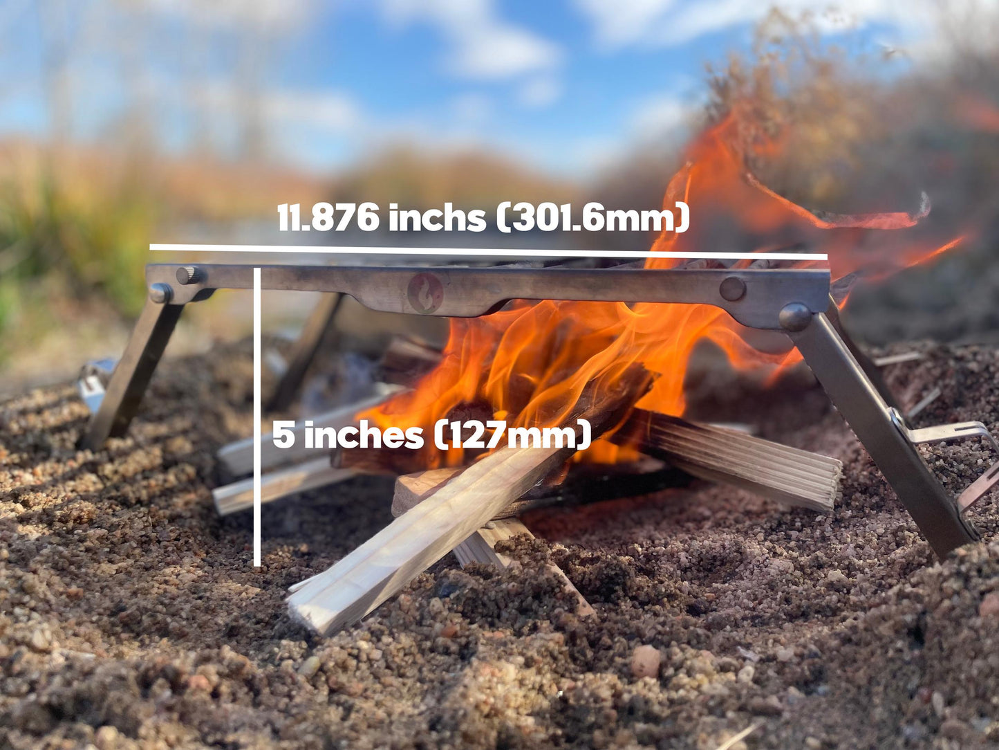 Over Under Grill Thingy: Stand and Grill In One!