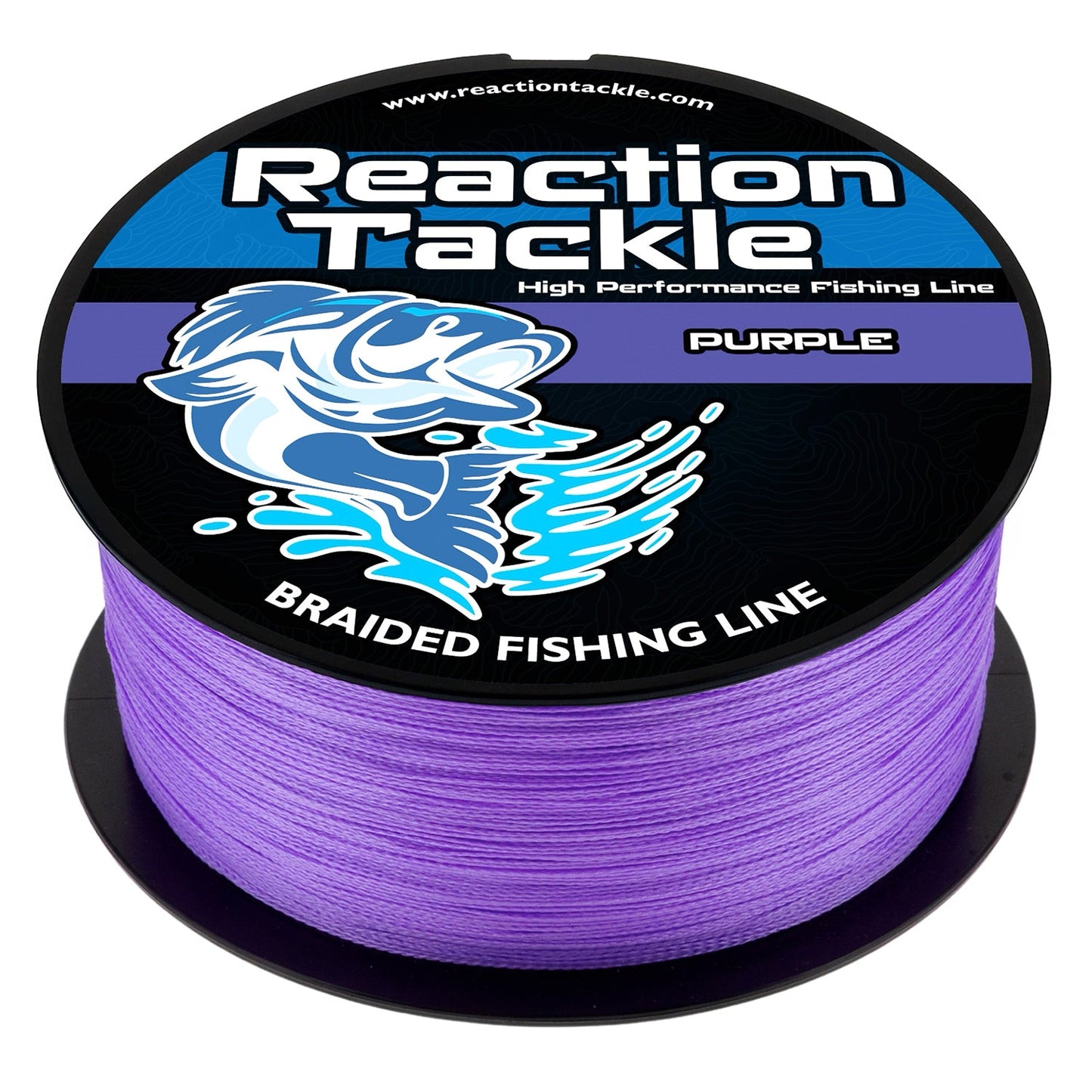 Reaction Tackle Braided Fishing Line - Purple - NEW