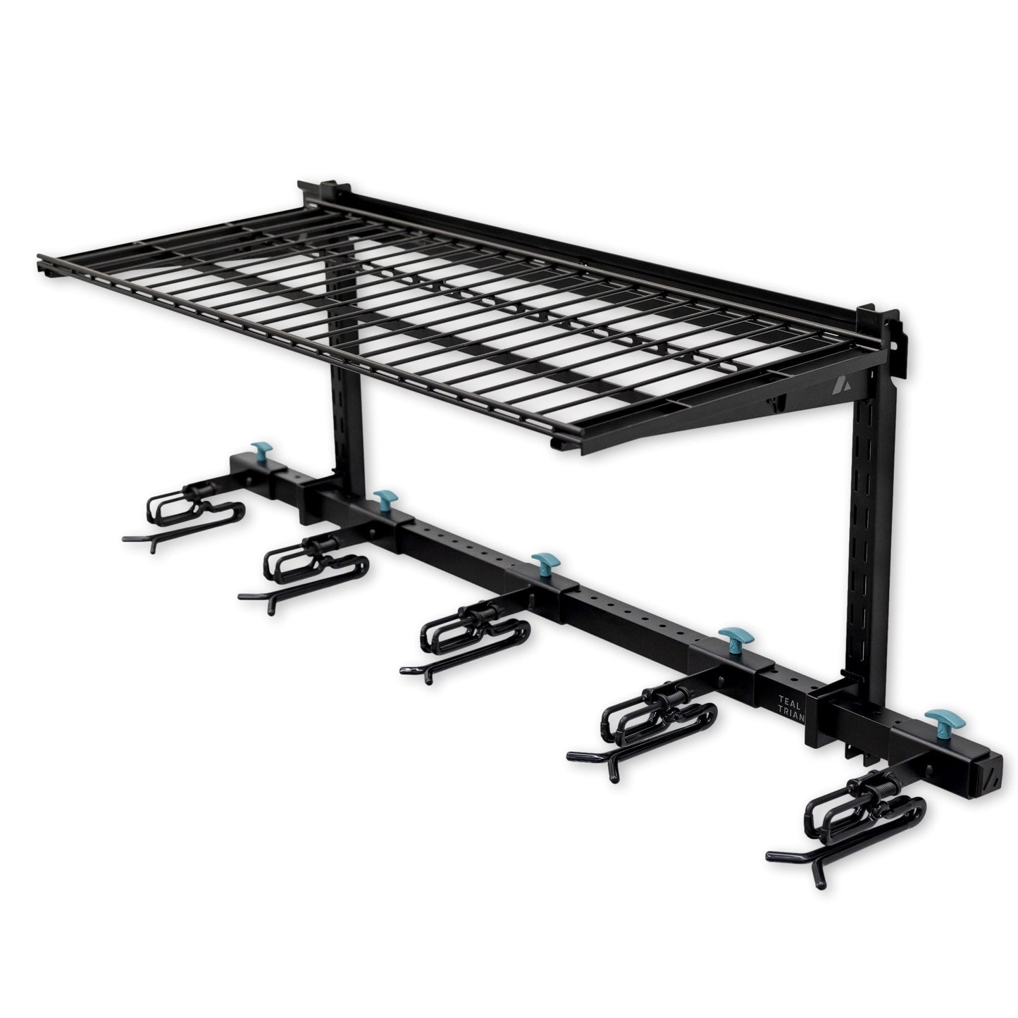 Lone Peak Ski + Shelf | Adjustable Wall Storage System | Holds 5 Pairs of Skis