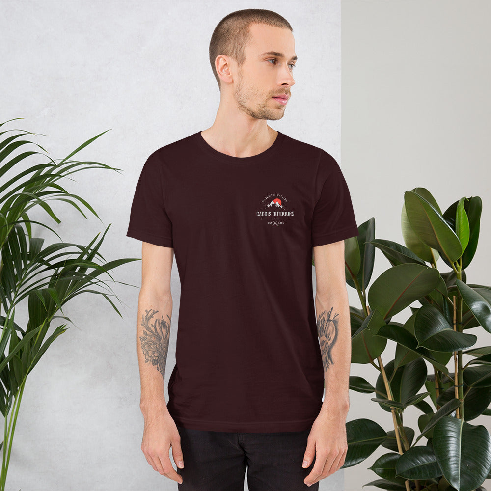 Caddis T-Shirt - Choose Your Own Adventure - White Lettering