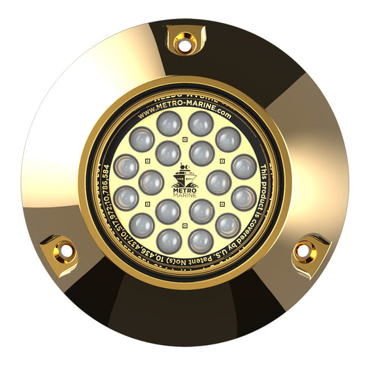 Metro Marine High-Output Submersible Underwater Light w/Intelligent Monochromatic LED's - Blue, 45? Beam