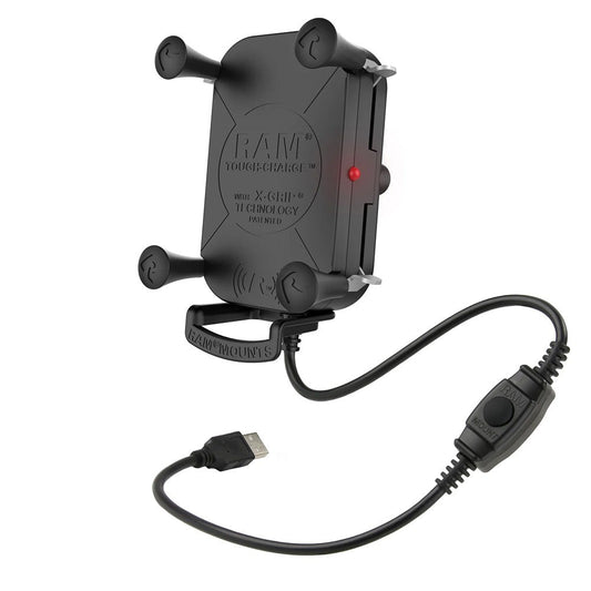 RAM Mount Tough-Charge w/X-Grip 15W Waterproof Wireless Charging Holder [RAM-HOL-UN12WB-1]