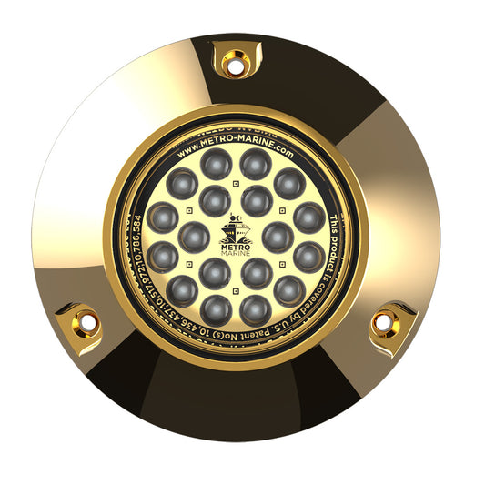 Metro Marine High-Output Submersible Underwater Light w/Intelligent Monochromatic LED's - Blue, 90? Beam