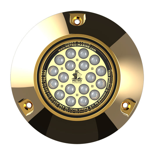 Metro Marine High-Output Submersible Underwater Light w/Intelligent Monochromatic LED's - Green, 45? Beam